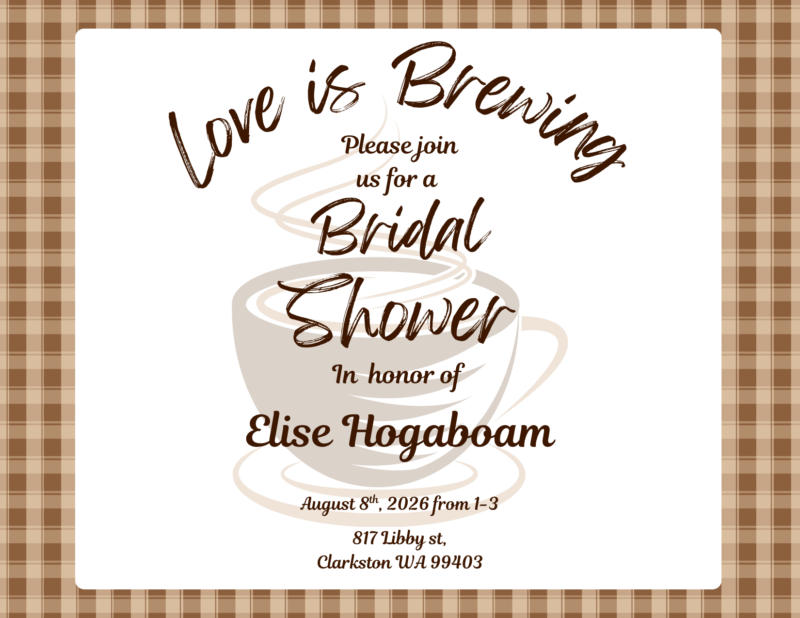 Elise's Bridal Shower